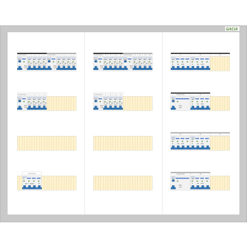 GACIA PRO 40A - 6xALS + 24xINS-1N - 2xALS + 6xINS-3N (h=650, b=800,d=160mm)