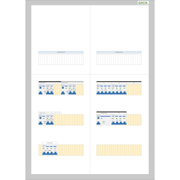 Schotman Elektro BV - GACIA verdeelkast 125A - 6 lichtgroep 3 krachtgroep - installatieautomaat - klemmenstrook