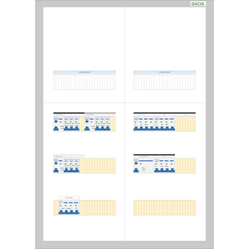 GACIA PRO-K 63A - 3xALS + 9xINS-1N - 1xALS + 3xINS-3N (h=800, b=550, d=160mm)