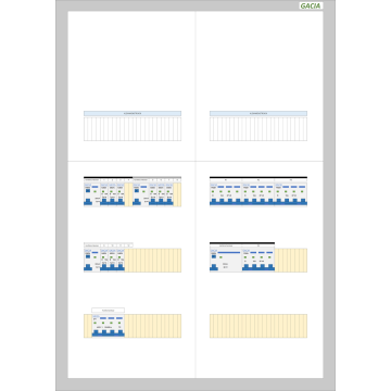 GACIA PRO-K 40A - 3xALS + 9xINS-1N - 1xALS + 4xINS-3N (h=800, b=550, d=160mm)