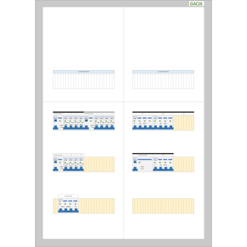 GACIA PRO-K 100A - 3xALS + 12xINS-1N - 1xALS + 3xINS-3N (h=800, b=550, d=160mm)