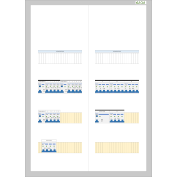 GACIA PRO-K 100A - 3xALS + 12xINS-1N - 1xALS + 4xINS-3N (h=800, b=550, d=160mm)