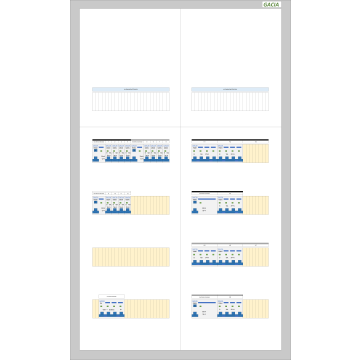 GACIA PRO-K 100A - 3xALS + 12xINS-1N - 2xALS + 6xINS-3N (h=950, b=550, d=160mm)