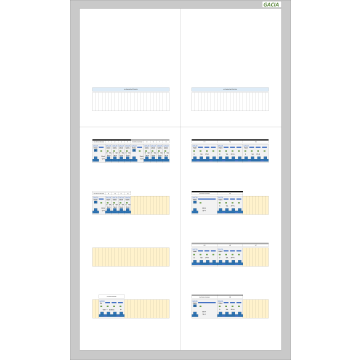 GACIA PRO-K 63A - 3xALS + 12xINS-1N - 2xALS + 7xINS-3N (h=950, b=550, d=160mm)