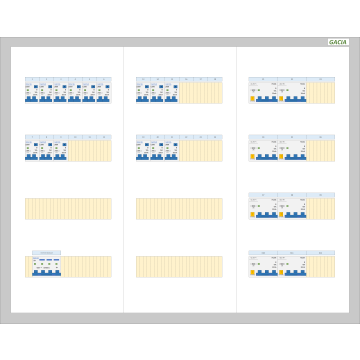 GACIA PRO 125A - 15xALA-1N - 8xALA-3N (h=650, b=800, d=160mm)