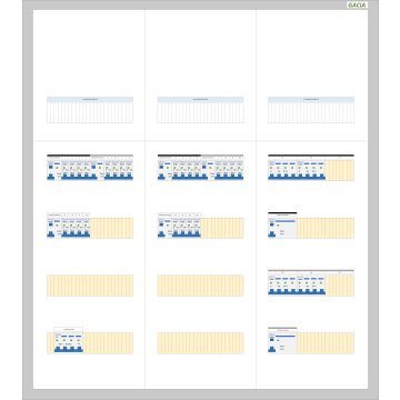Schotman Elektro BV - GACIA verdeelkast 125A - 24 lichtgroep 4 krachtgroep - installatieautomaat - klemmenstrook