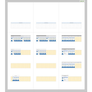 Schotman Elektro BV - GACIA verdeelkast 125A - 24 lichtgroep 5 krachtgroep - installatieautomaat - klemmenstrook