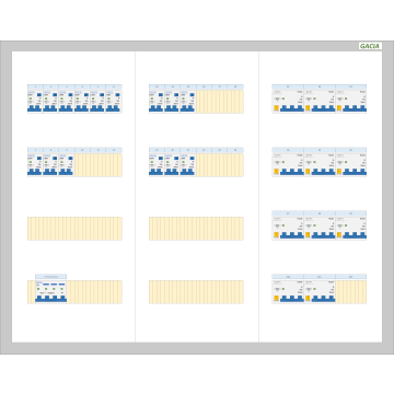 GACIA PRO 125A - 15xALA-1N - 11xALA-3N (h=650, b=800, d=160mm)