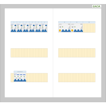 GACIA PRO 63A - 6xALA-1N - 2xALA-3N (h=500, b=550, d=160mm)