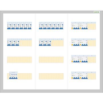 GACIA PRO 125A - 18xALA-1N - 8xALA-3N (h=650, b=800, d=160mm)