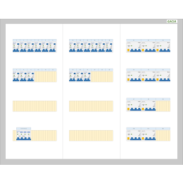 GACIA PRO 125A - 18xALA-1N - 10xALA-3N (h=650, b=800, d=160mm)