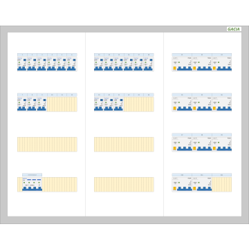 GACIA PRO 100A - 18xALA-1N - 11xALA-3N (h=650, b=800, d=160mm)