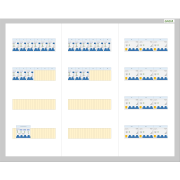 GACIA PRO 100A - 18xALA-1N - 12xALA-3N (h=650, b=800, d=160mm)