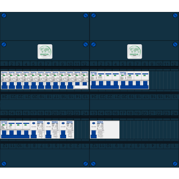 Schotman Elektro B.V. – GACIA GACK –3x ALS 2p, 1x ALS 4p, 10x INS, 2x INS 4p, kookgroep