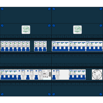 Schotman Elektro B.V. – GACIA GACK –3x ALS 2p, 1x ALS 4p, 10x INS, 3x INS 4p, beltrafo, 1x contactdoos