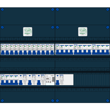 Schotman Elektro B.V. – GACIA GACK –3x ALS 2p, 1x ALS 4p, 12x INS, 3x INS 4p, beltrafo