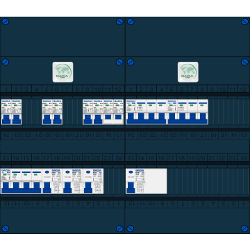 Schotman Elektro B.V. – GACIA GACK –3x ALS 2p, 1x ALS 4p, 6x INS, 2x INS 4p, kookgroep