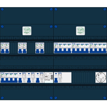 Schotman Elektro B.V. – GACIA GACK –3x ALS 2p, 1x ALS 4p, 6x INS, 3x INS 4p, beltrafo, 1x contactdoos