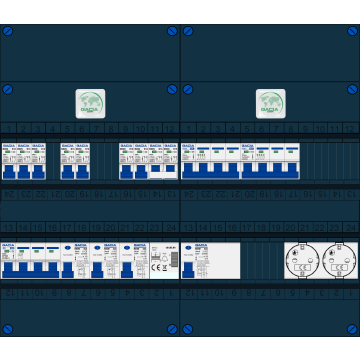 Schotman Elektro B.V. – GACIA GACK –3x ALS 2p, 1x ALS 4p, 7xx INS, 2x INS 4p, kookgroep, beltrafo, 2x contactdoos