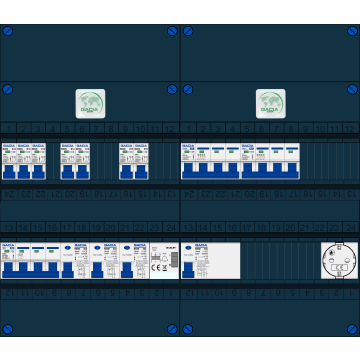 Schotman Elektro B.V. – GACIA GACK –3x ALS 2p, 1x ALS 4p, 7x INS, 2x INS 4p, beltrafo, 1x contactdoos