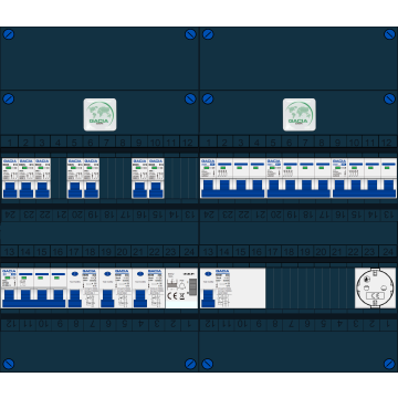 Schotman Elektro B.V. – GACIA GACK –3x ALS 2p, 1x ALS 4p, 7x INS, 3x INS 4p, beltrafo, 1x contactdoos