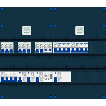 Schotman Elektro B.V. – GACIA GACK –3x ALS 2p, 1x ALS 4p, 8x INS, 2x INS 4p, kookgroep, beltrafo