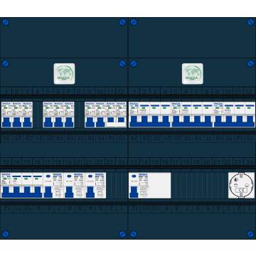 Schotman Elektro B.V. – GACIA GACK –3x ALS 2p, 1x ALS 4p, 8x INS, 3x INS 4p, kookgroep, 1x contactdoos