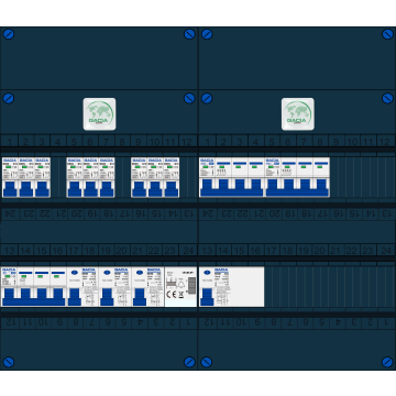 Schotman Elektro B.V. – GACIA GACK –3x ALS 2p, 1x ALS 4p, 9x INS, 2x INS 4p, beltrafo