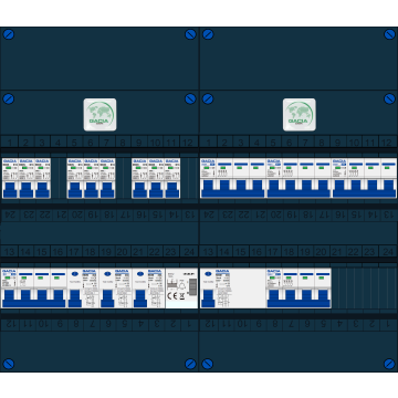 Schotman Elektro B.V. – GACIA GACK –3x ALS 2p, 1x ALS 4p, 9x INS, 3x INS 4p, beltrafo