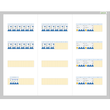GACIA PRO 40A - 21xALA-1N - 8xALA-3N (h=650, b=800, d=160mm)