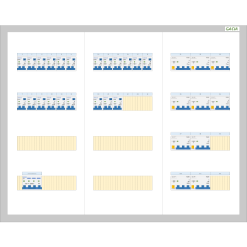 GACIA PRO 80A - 21xALA-1N - 10xALA-3N (h=650, b=800, d=160mm)