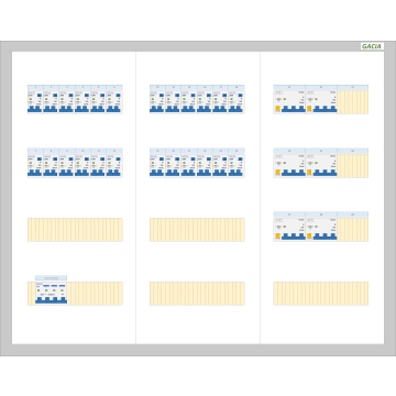 GACIA PRO 40A - 24xALA-1N - 6xALA-3N (h=650, b=800, d=160mm)