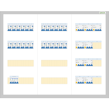 GACIA PRO 40A - 24xALA-1N - 9xALA-3N (h=650, b=800, d=160mm)