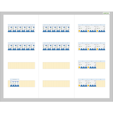 GACIA PRO 100A - 24xALA-1N - 10xALA-3N (h=650, b=800, d=160mm)