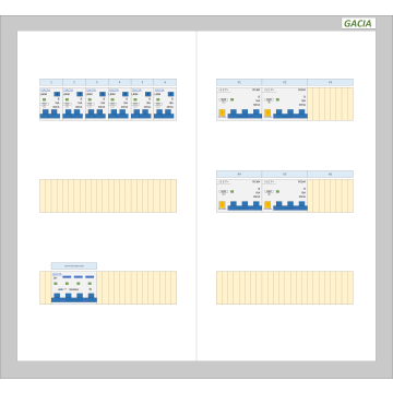 GACIA PRO 100A - 6xALA-1N - 4xALA-3N (h=500, b=550, d=160mm)