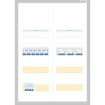 GACIA PRO-K 63A - 6xALA-1N - 3xALA-3N (h=800, b=550, d=160mm)