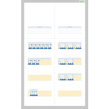 GACIA PRO-K 63A - 9xALA-1N - 7xALA-3N (h=950, b=550, d=160mm)
