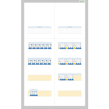 GACIA PRO-K 63A - 12xALA-1N - 8xALA-3N (h=950, b=550, d=160mm)