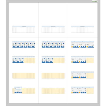 GACIA PRO-K 63A - 18xALA-1N - 9xALA-3N (h=950, b=800, d=160mm)