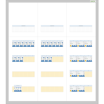 GACIA PRO-K 63A - 18xALA-1N - 10xALA-3N (h=950, b=800, d=160mm)