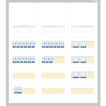 GACIA PRO-K 40A - 21xALA-1N - 6xALA-3N (h=950, b=800, d=160mm)