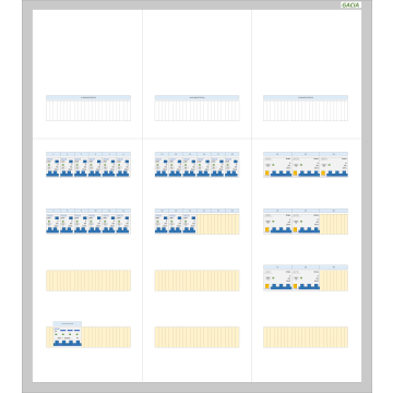 GACIA PRO-K 125A - 21xALA-1N - 7xALA-3N (h=950, b=800, d=160mm)