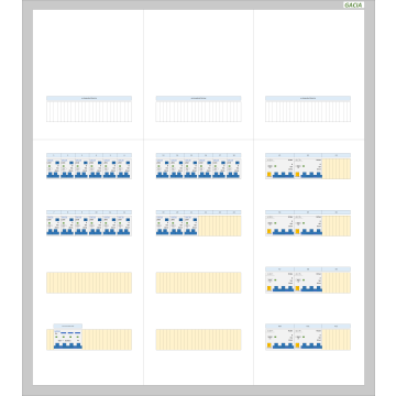 GACIA PRO-K 63A - 21xALA-1N - 8xALA-3N (h=950, b=800, d=160mm)