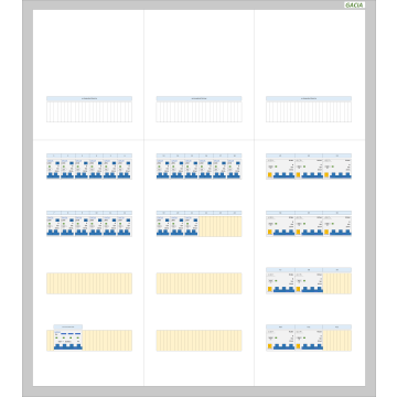 GACIA PRO-K 63A - 21xALA-1N - 10xALA-3N (h=950, b=800, d=160mm)
