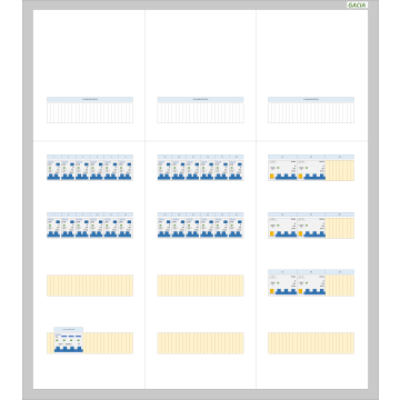 GACIA PRO-K 100A - 24xALA-1N - 6xALA-3N (h=950, b=800, d=160mm)