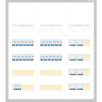 GACIA PRO-K 40A - 24xALA-1N - 9xALA-3N (h=950, b=800, d=160mm)