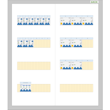 GACIA PRO 40A - 9xALA-1N - 7xALA-3N (h=650, b=550, d=160mm)
