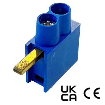 Schotman Elektro B.V. - SEP DTH-B - 2x10mm2 aansluitklem - blauw - pin