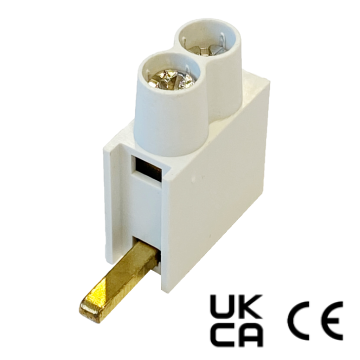 Schotman Elektro B.V. - SEP DTL - 2x10mm2 aansluitklem, grijs, pin