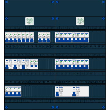 Schotman Elektro B.V. – GACIA GACK –3x ALS 2p, 2x ALS 4p, 10x INS, 4x INS 4p, kookgroep